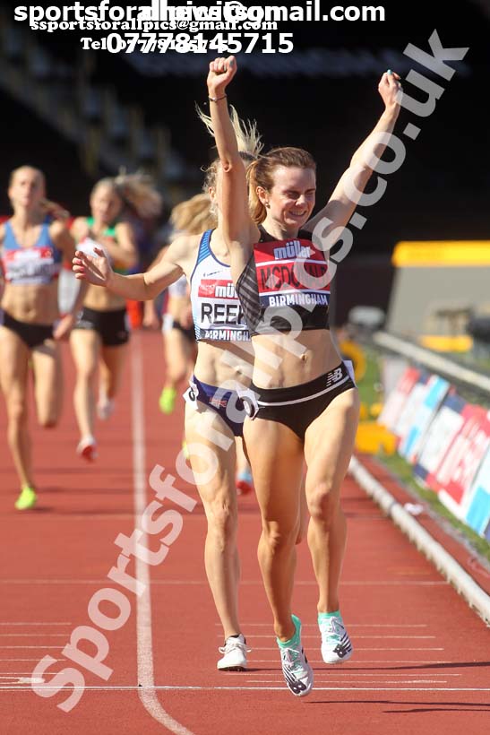 Womens 1500 metres, 2019 Muller British Championships, Alexander Stadium, Birmingham. Photo: David T. Hewitson/Sports for All Pics